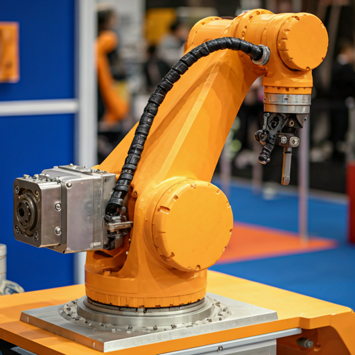 Robotic arm assembly detail